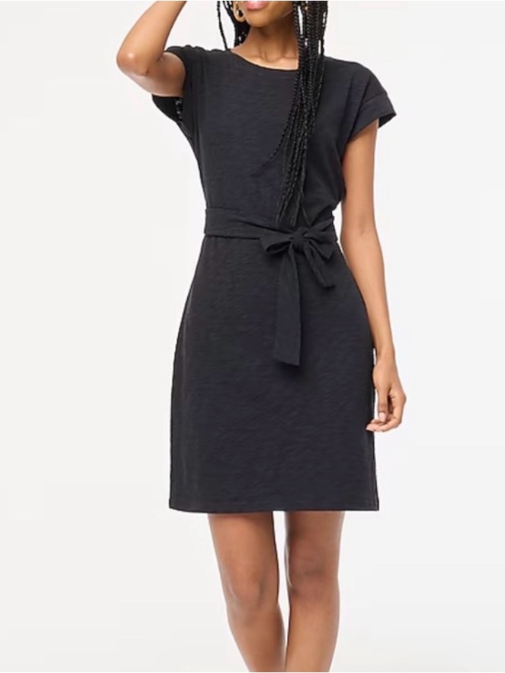 J.Crew factory short-sleeve tie-waist t-shirt dress Women’s size Medium